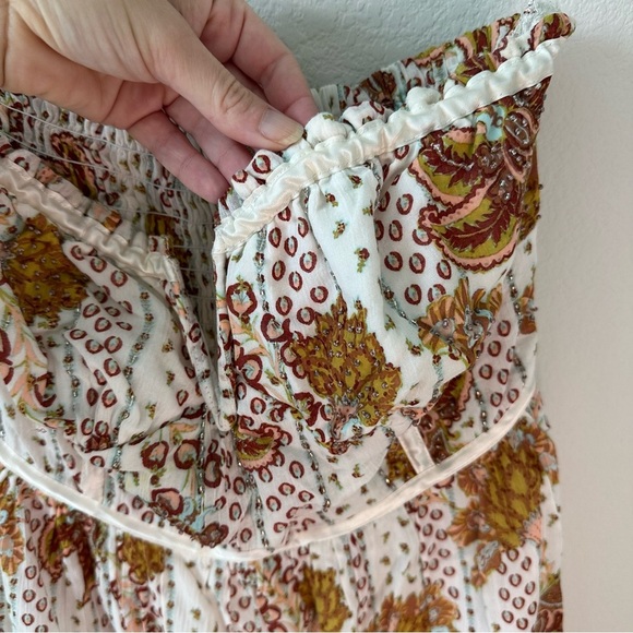 Free People Rare Bali Sweet Songs Maxi Dress SZ S - Picture 5 of 11